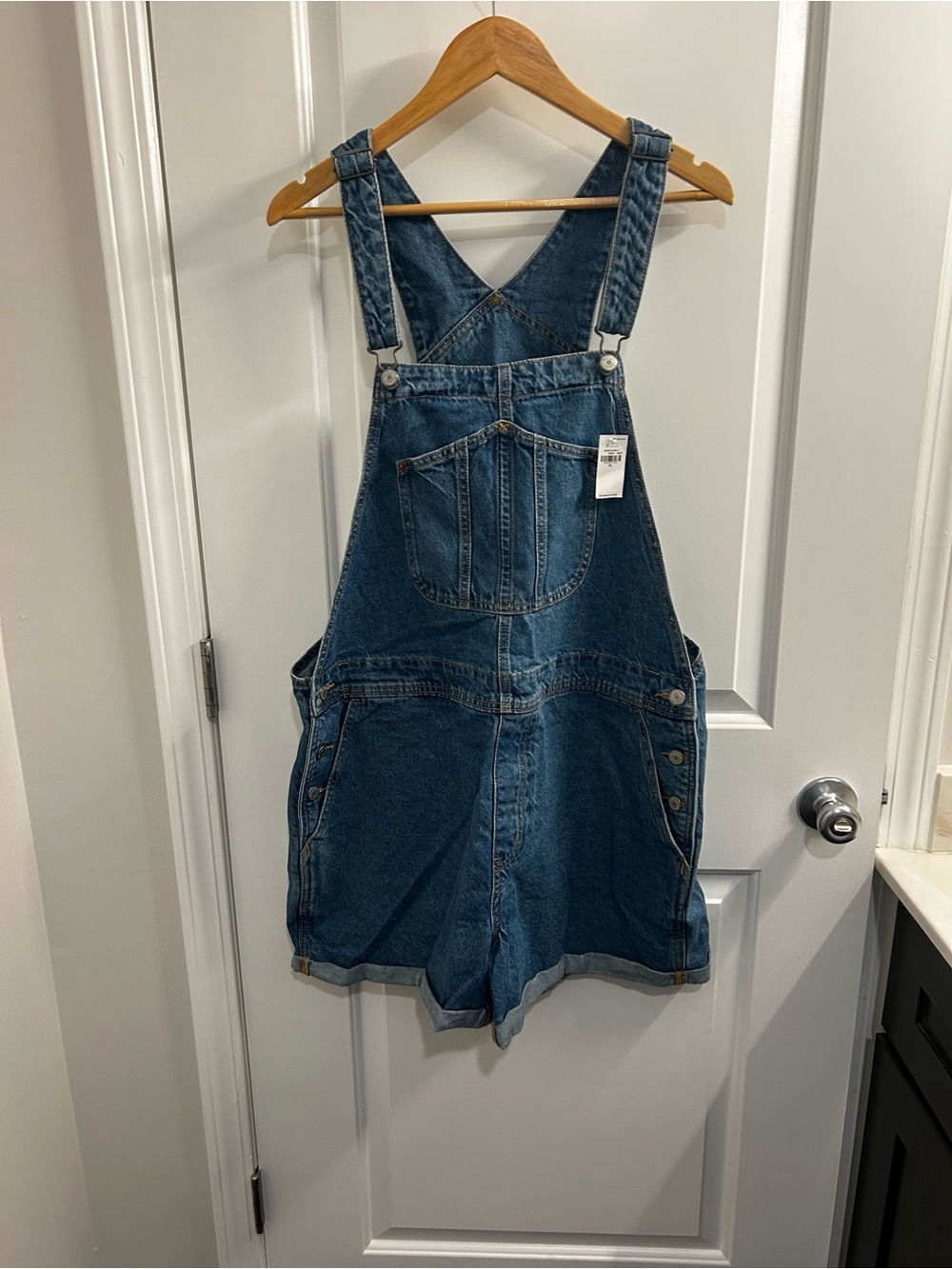 Old Navy Denim Overalls Sz XL NWT